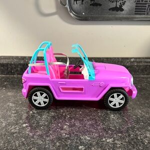 Barbie 2019 Purple Jeep Pink Seats Rolling Wheels